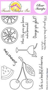 Frantic Stamper Clear Stamps - Summertime Fruits