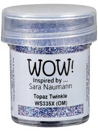 WOW! Embossing Powder - Topaz Twinkle
