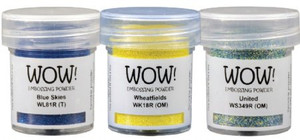 WOW! Embossing Powder - Independent, Two Embossing Powders, One Premium Glitter Powder