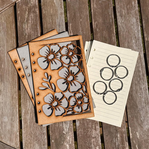 IndigoBlu Woodology - Floral Notebook, Vol 2