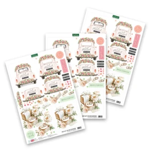 Katy Sue Designs Die Cut Decoupage - Just Married