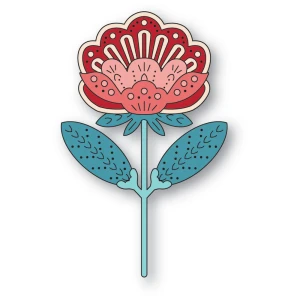 Memory Box Poppystamps Craft Dies - Nordic Petalglow Flower