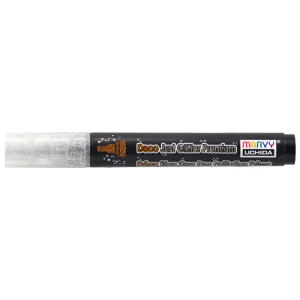 Marvy Uchida DecoColor Deco Just Glitter Premium Marker - Silver