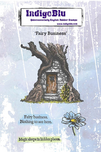 IndigoBlu Cling Rubber Stamps - Fairy Business