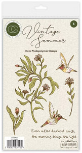 Craft Consortium Photopolymer A6 Stamp Set - Vintage Summer, Hummingbird