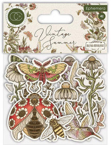 Craft Consortium Ephemera Set - Vintage Summer