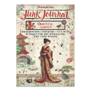 Stamperia 8.3x11.7in Printed Art Junk Journal - Oriental Garden