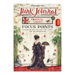 Stamperia A5 Printed Art Junk Journal - Focus Points, Oriental Garden