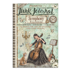 Stamperia 8.3x11.7in Printed Art Junk Journal - Symphony