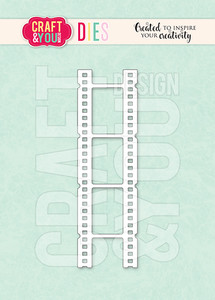 Craft & You Design 3.93x1.18in Dies - Film Strip 1