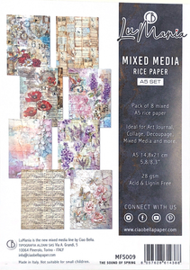 Ciao Bella Lu Mania Mixed Media Rice Paper - The Sound of Spring