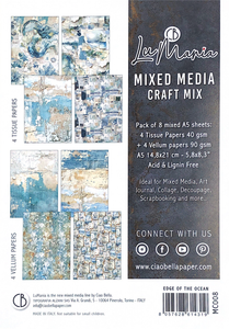 Ciao Bella Lu Mania Mixed Media Craft Mix - Edge of the Ocean