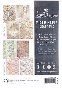 Ciao Bella Lu Mania Mixed Media Craft Mix - Lost In Time