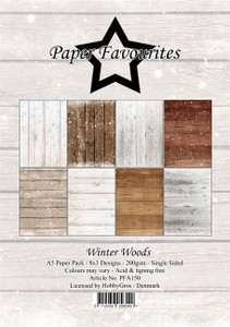 Paper Favourites A5/6x8.25in Paper Pad - Winter Woods