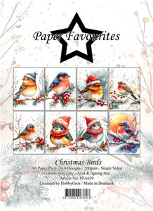 Paper Favourites A6/4.25x6in Paper Pad - Christmas Birds
