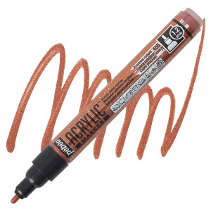 Pebeo Acrylic Marker Fine 1.2 mm Tip - Precious Copper