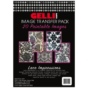 Gelli Arts 5x7in Image Transfer Pack 20/PK - Lace Impressions