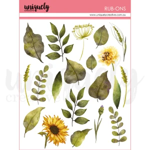 Uniquely Creative Rub-Ons - Nature