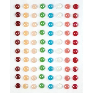 Craft Consortium Adhesive Enamel Dots - Candy Christmas