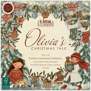 Craft Consortium 12x12in Paper Pad - Olivia's Christmas Tales