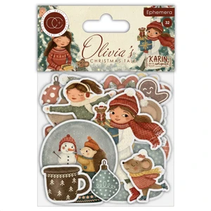 Craft Consortium Ephemera Set - Olivia's Christmas Tales
