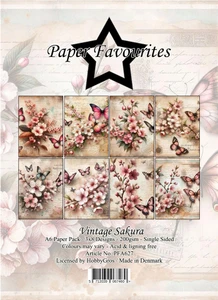 Paper Favourites A6/4.25x6in Paper Pad - Vintage Sakura