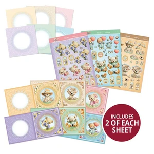 Hunkydory Crafts Delightful Bears Decoupage Card Kit