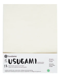 Yasutomo 30 Sheets 8.5x11in Usugami Paper