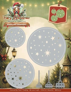 Find-It Trading Dies by Berrie's Beauties - Fairy Christmas, Sparkling Ornaments