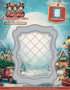 Find-It Trading Dies by Berrie's Beauties - Victorian Christmas Tales, Victorian Trellis Frame