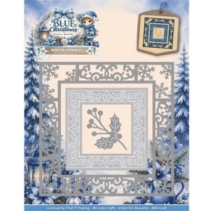 Find-It Trading Dies by Berrie's Beauties - Blue Christmas, Winter Serenity