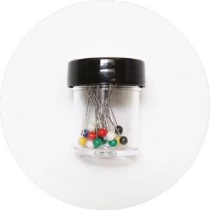 Art Glitter 20 Stainless Steel Pins