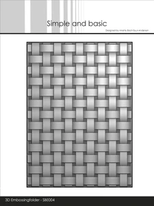 Simple and Basic 3D Embossing Folders - Basket Weave