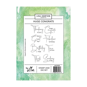 Lisa Horton Crafts Stamp & Die Set - You're Amazing