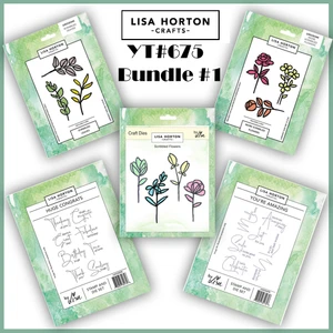 Lisa Horton Crafts YT#675 5 Pack "I Want It All" Bundle #1 - Sentiments & Scribbles