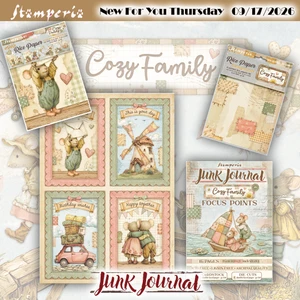Stamperia New For You Thursday 09/17/2026 4 Pack "I Want It All" Bundle #1 - Cozy Family
