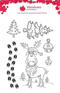 Woodware A6 Clear Stamp Set By Gwen Fletcher - Rodney