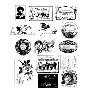 ABStudio Milk Valley A4 Paper Sticker Sheet - No. 0010