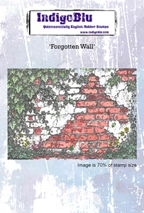 IndigoBlu A6 Cling Rubber Stamp - Forgotten Walls