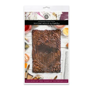Katy Sue Designs Cosmic Shimmer Silicone Mould - Enchanted Forest Scene