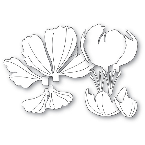 Memory Box Dies - Graceful Peony Blossom - Scrapbooking Made Simple