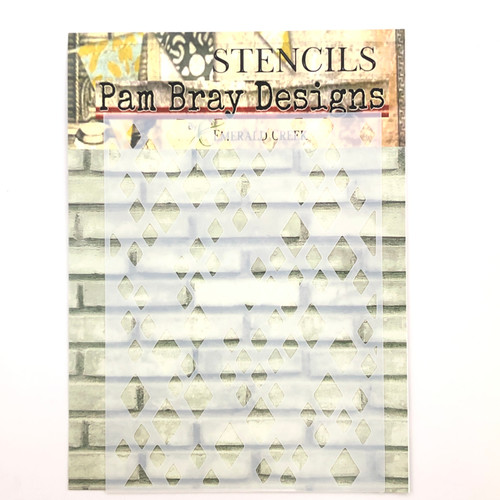 Emerald Creek Cling Stencils by Pam Bray Designs - Diamonds