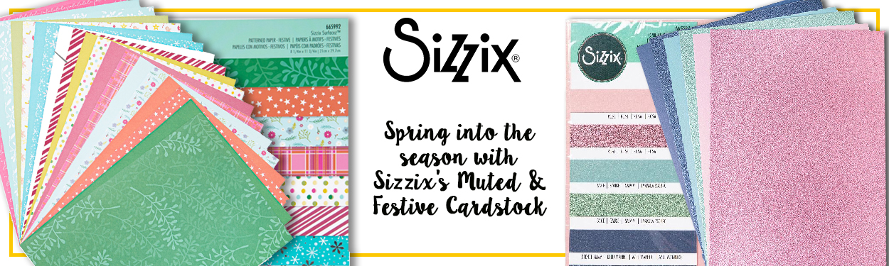 Sizzix Surfacez, Colored Cardstock 60PK - Botanical Colors - Scrapbooking  Made Simple