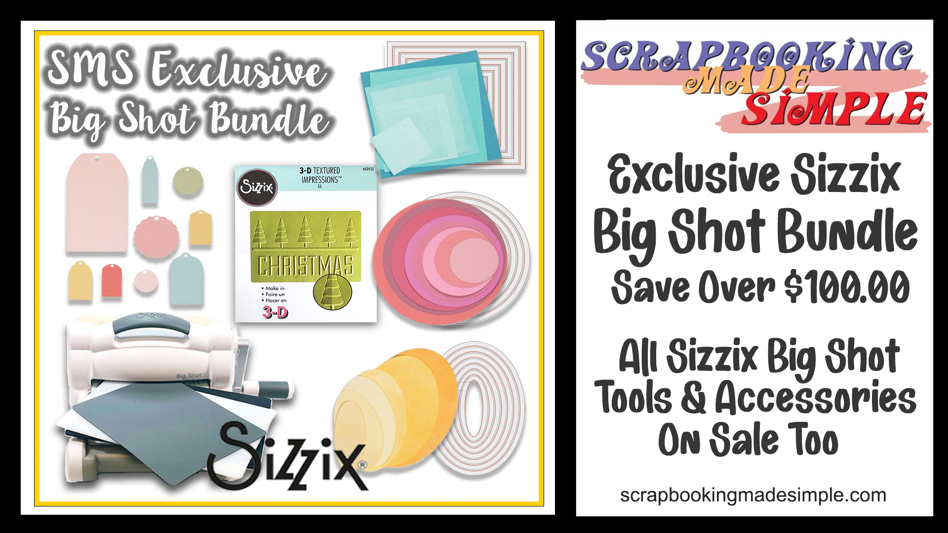 Sizzix Make It Mondays Bundle 02/19/2024 - Delicate Florals and Sentiments  - Scrapbooking Made Simple