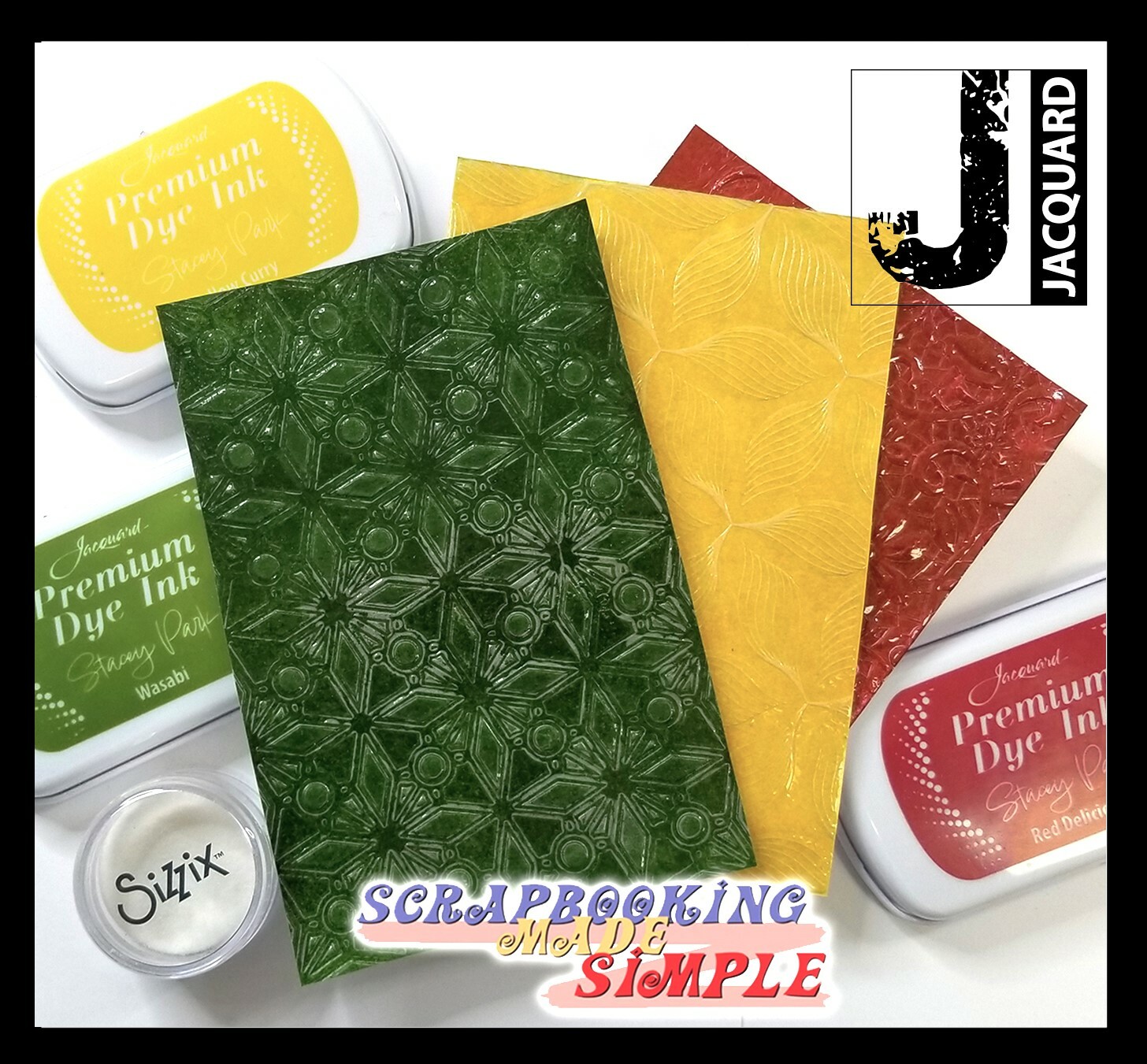 Jacquard Colorpad Pigment Ink Pad - Cranberry - Scrapbooking Made Simple