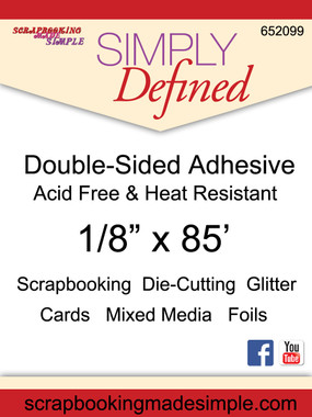 Simply Defined Stay Put - 0.5(12mm) Red Permanent Adhesive Dots -  Scrapbooking Made Simple