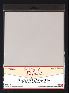 Simply Defined Stay Put - 0.5(12mm) Red Permanent Adhesive Dots -  Scrapbooking Made Simple