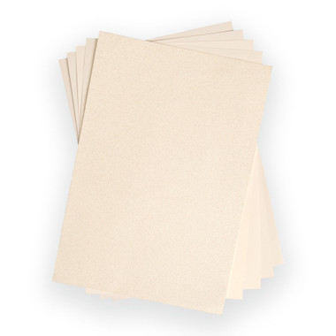Sizzix Surfacez, The Opulent Cardstock 50 Sheets Pack - Ivory 