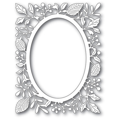 Memory Box Poppystamps Craft Die - Adriana Oval Frame - Scrapbooking ...