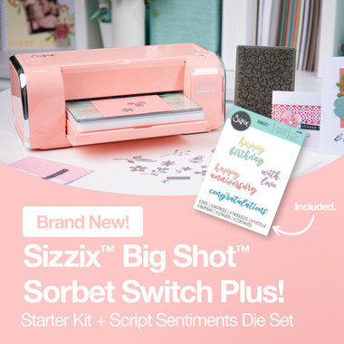 Sizzix Big Shot Machine (Black w/ Pink Trim)